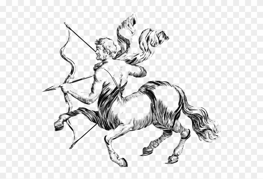 The Picture For Word - Centaur Sagittarius Transparent Background Clipart