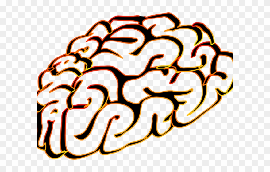 Brains Clipart Number - Transparent Cartoon Brain - Png Download
