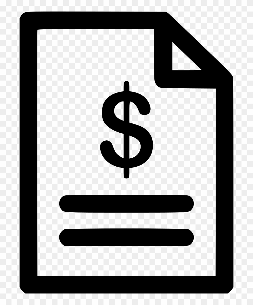 Invoice Comments - Factura En Icono Clipart