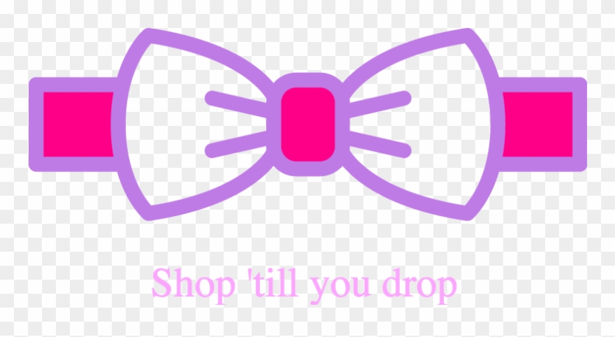 Friends Boutique - White Bow Tie Clip Art - Png Download