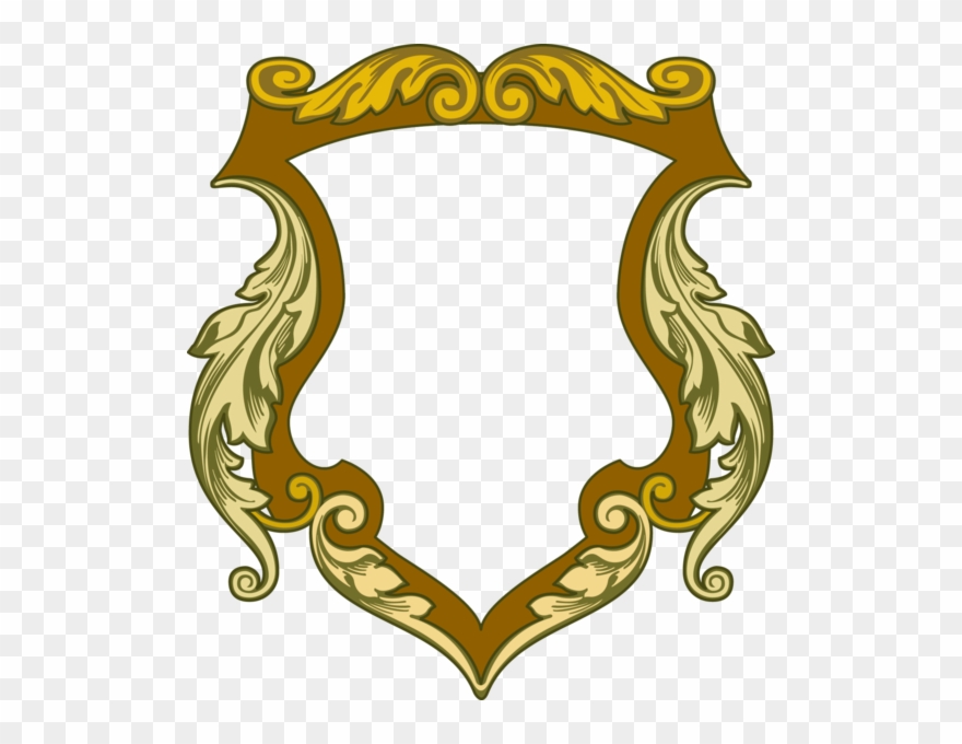 Орнамент - Crest Shield Clipart - Png Download