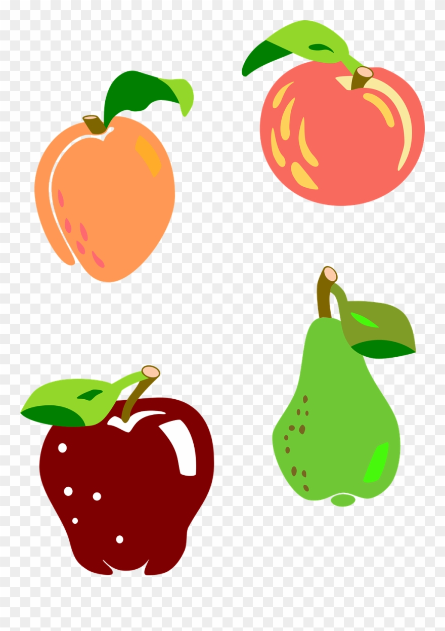 Apple Core Clipart 8, Buy Clip Art - Apricot Graphic - Png Download