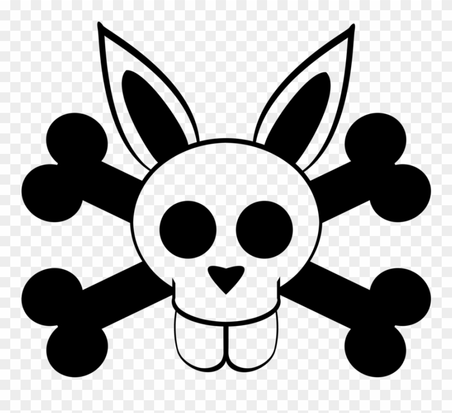 The Dead Bunny By Aktn On Deviantart - Panda Skull And Crossbones Clipart