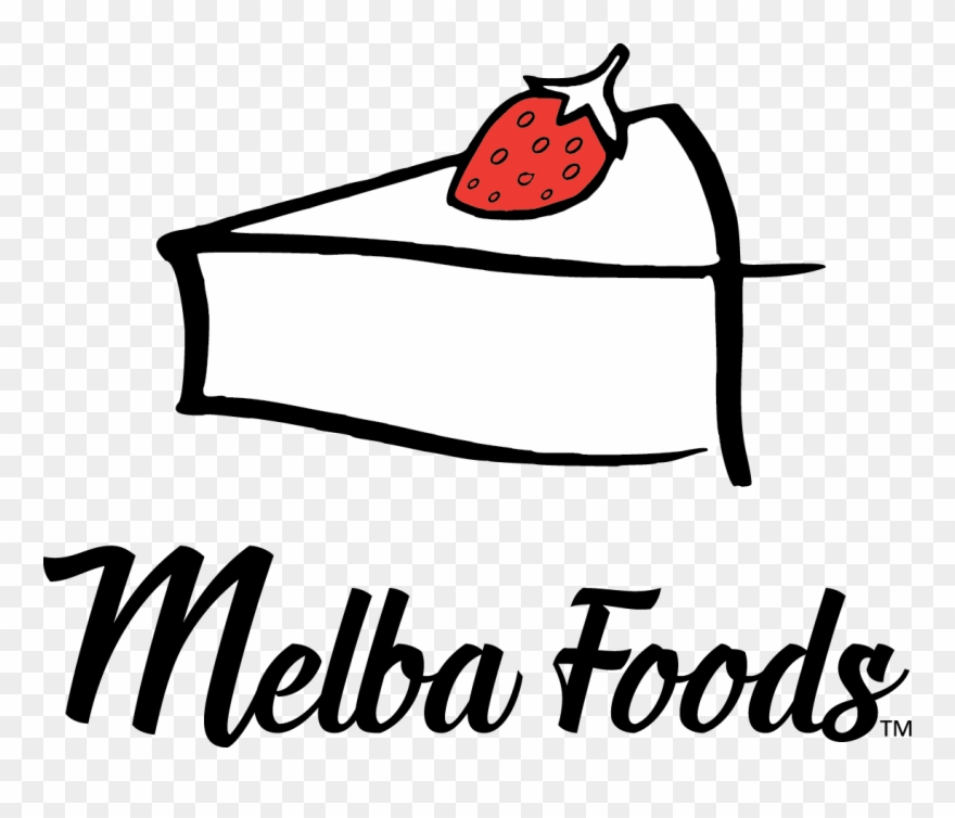 Melba Logo Black - Priestley's Gourmet Delights Clipart