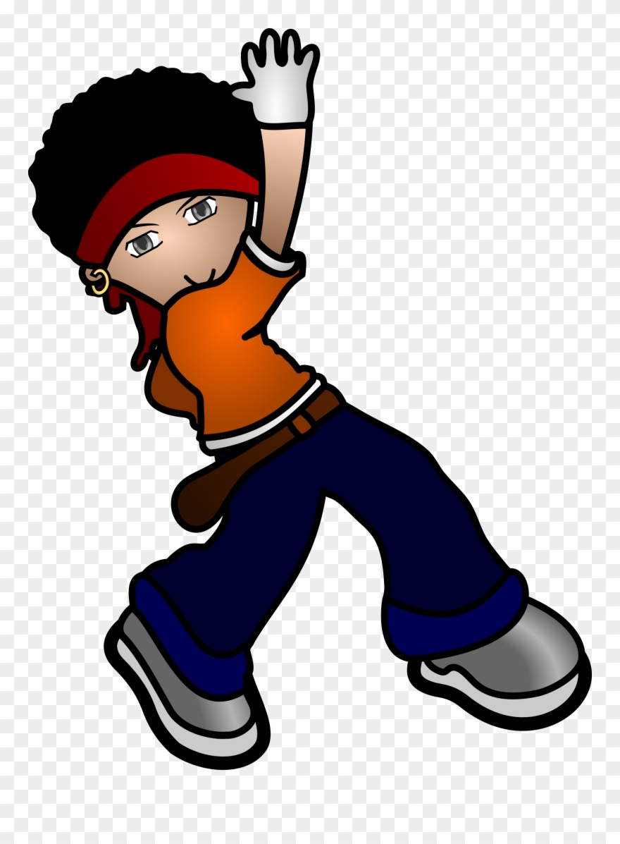 Big Image - Hip Hop Boy Clipart - Png Download