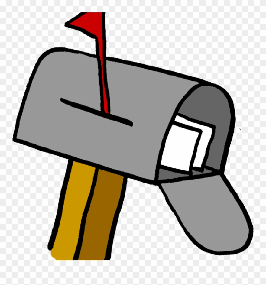 Mail Box Clipart 19 Mailbox Image Black And White Library - New Address Clip Art - Png Download