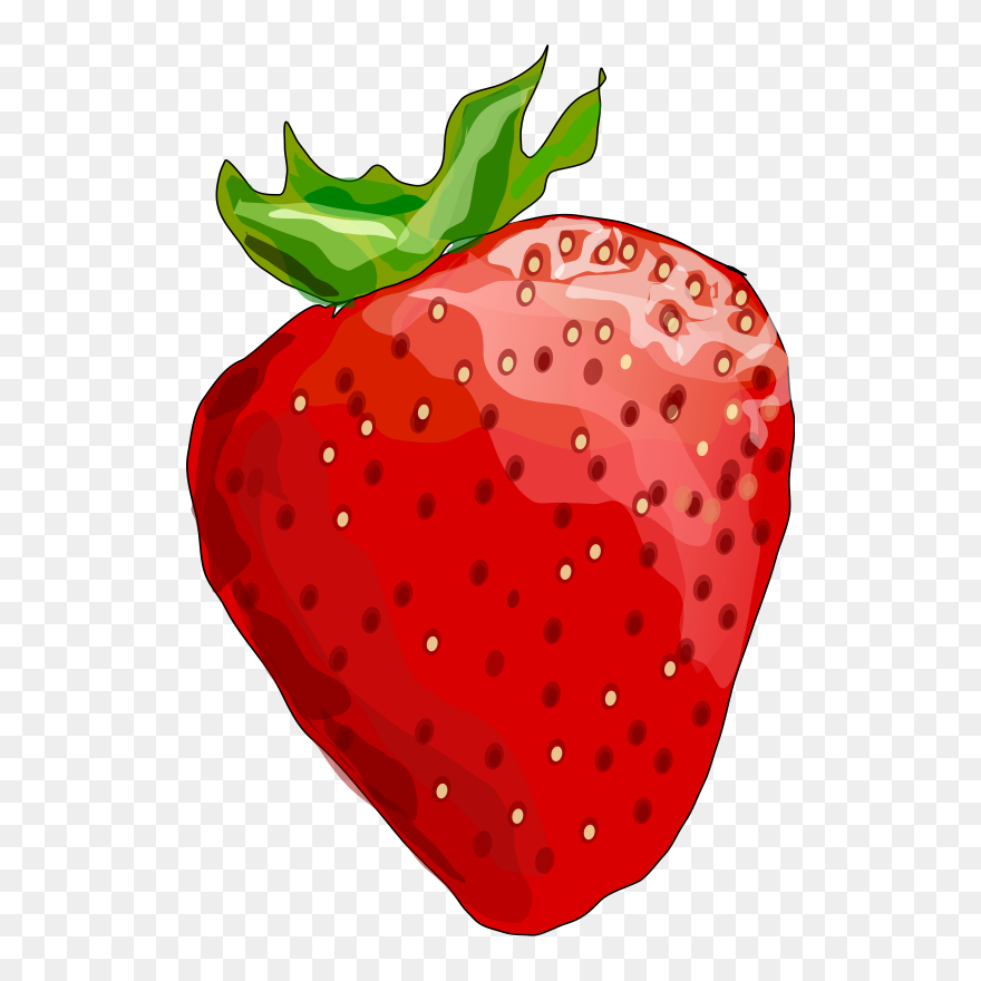Strawberry By Degri - Transparent Background Strawberry Clipart - Png Download