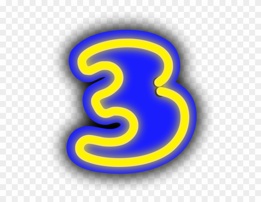 Clipart Info - Transparent Background Number 3 Png