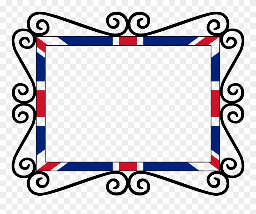 Big Image - Union Jack Page Border Clipart