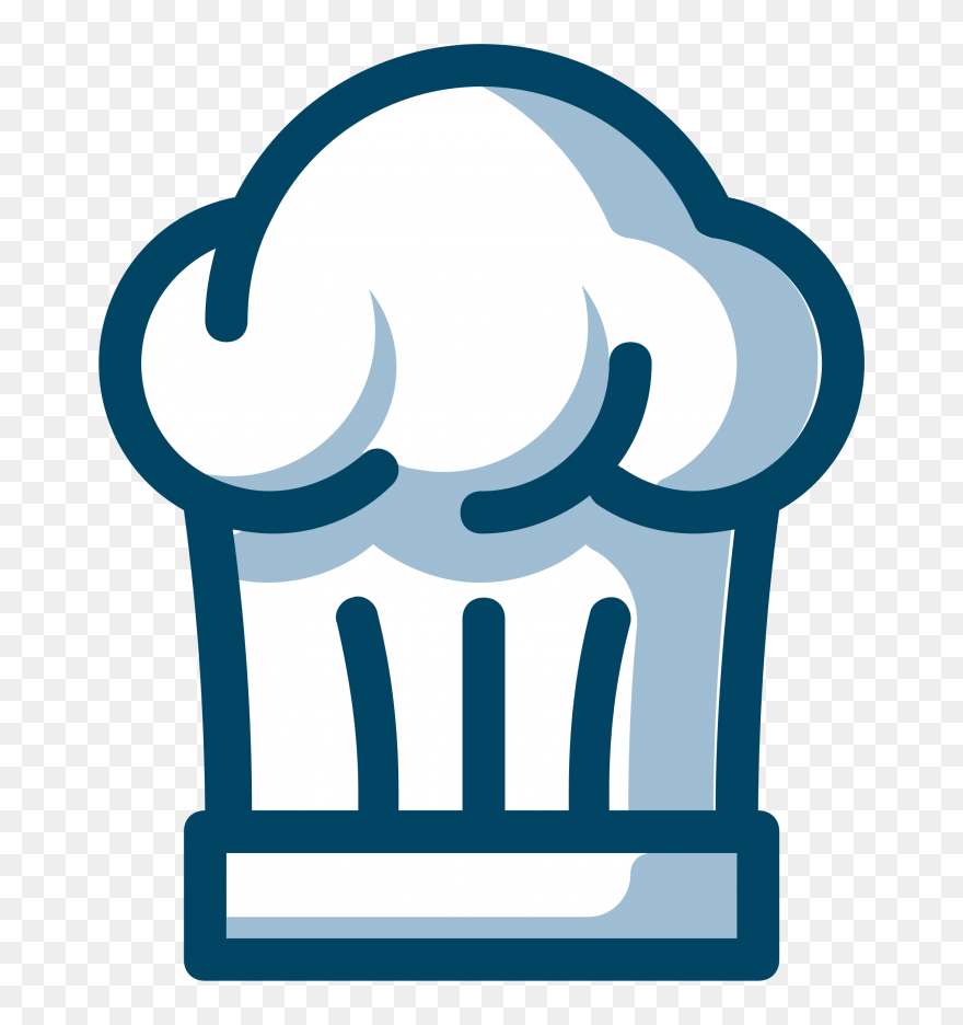 Chef's Uniform Cooking Hat - Vektor Topi Koki Png Clipart