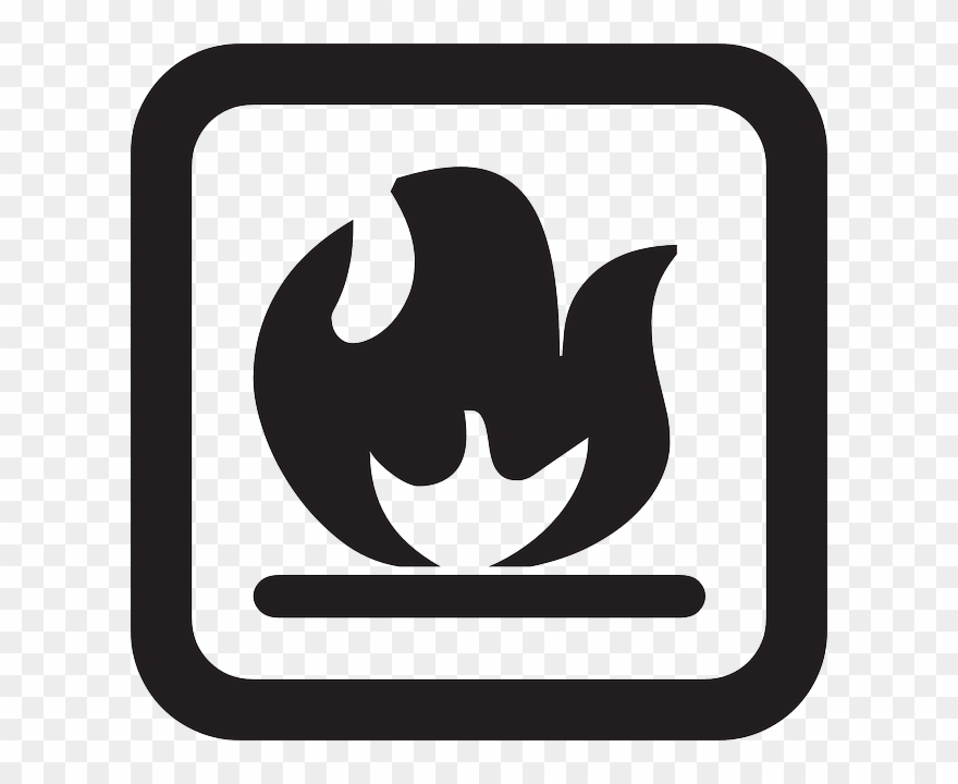 Download Fire Safety Black And White Clipart Fire Safety - Fire Hazard Image Black - Png Download