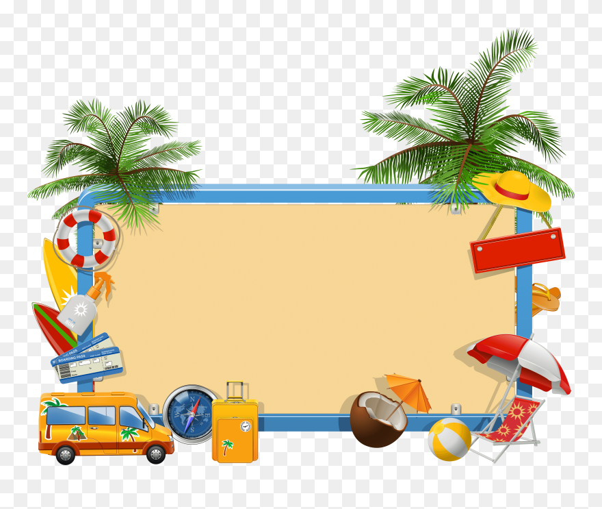 Image Transparent Stock Etiquette Scrap Png Pancarte - Summer Vacation Clipart