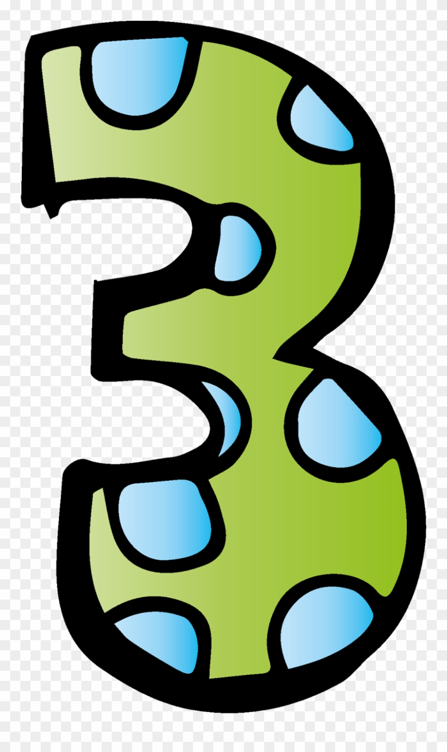 Numbers Clipart Creation - Melonheadz Numbers - Png Download