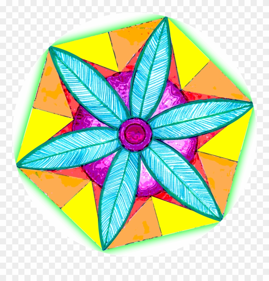 Mandalaworks Are Hip Hop Styled Mandalas Featuring - Kaleidoscope Clipart