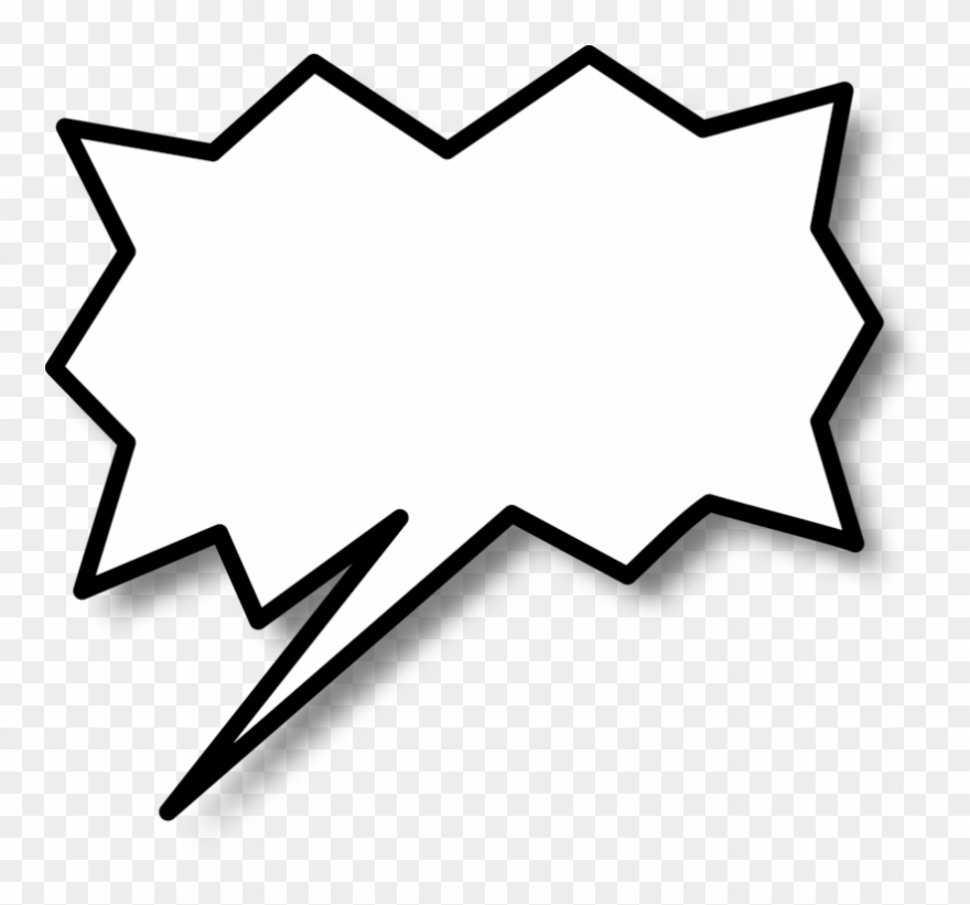 Speech Balloon Comics Message - Call Out Clip Art - Png Download