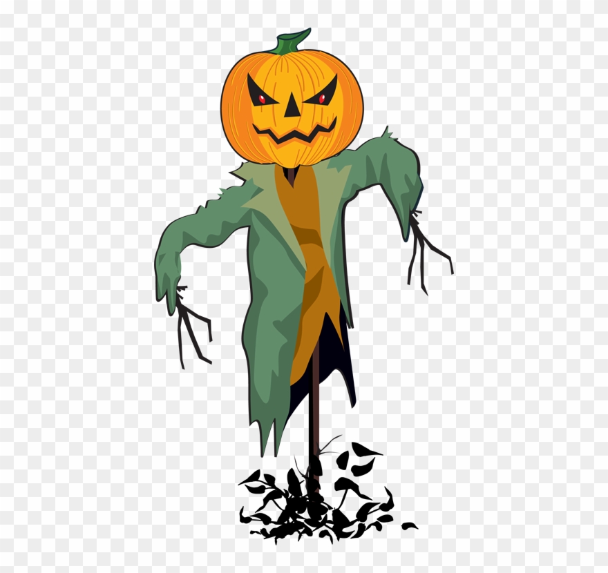 Clipart Info - Halloween Scarecrow Clipart - Png Download