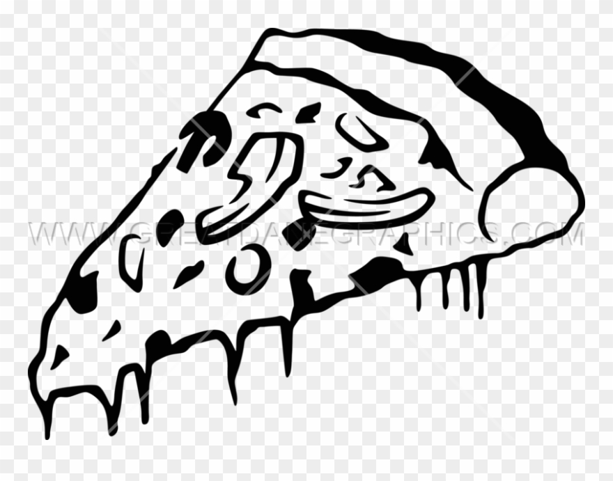 Download Pizza Slice Svg Clipart Pizza Clip Art - Slice Pizza Black And White Png Transparent Png