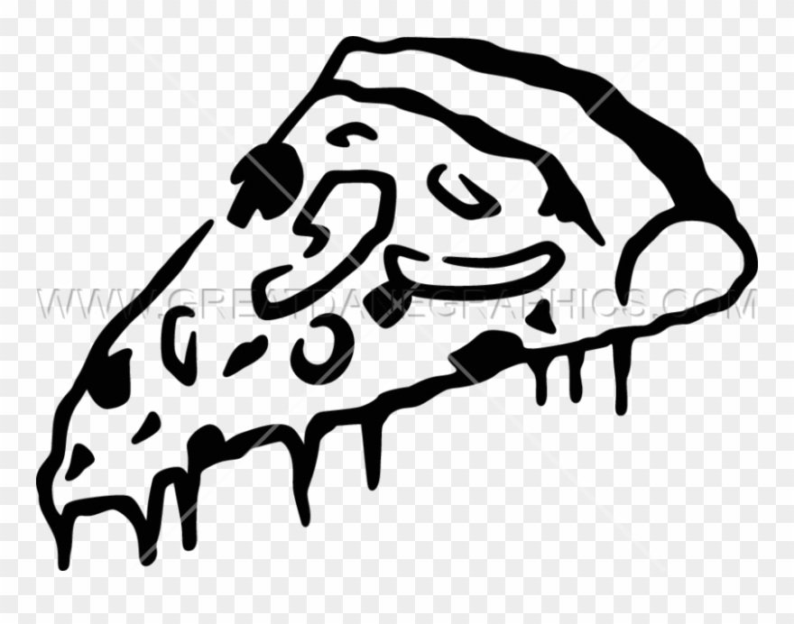 Download Slice Of Pizza Svg Clipart Pizza Clip Art - Slice Pizza Png Black And White Transparent Png