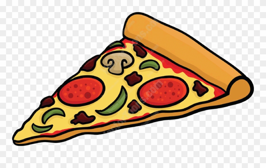 Graphic Royalty Free Download Collection Big High Quality - Piece Of Pizza Cartoon Clipart