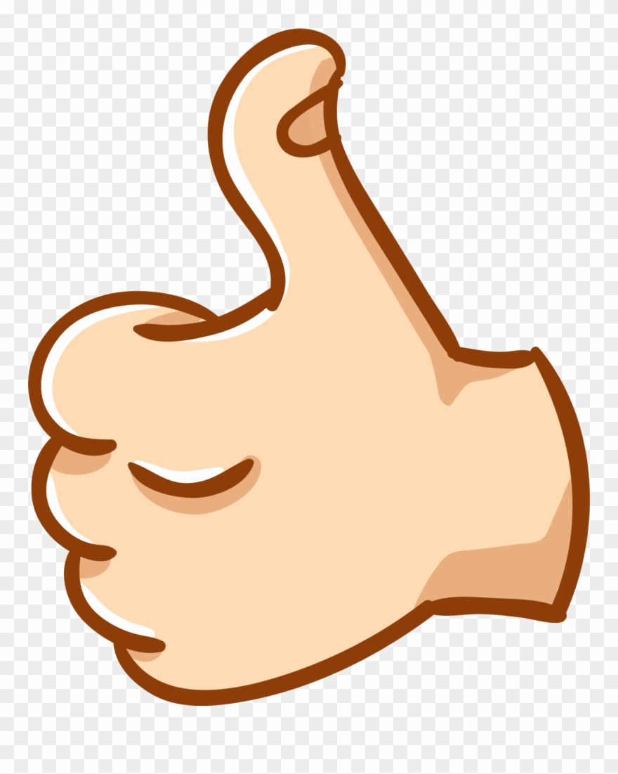 Thumb Signal Gesture Clip Art - Clip Art Thumb - Png Download