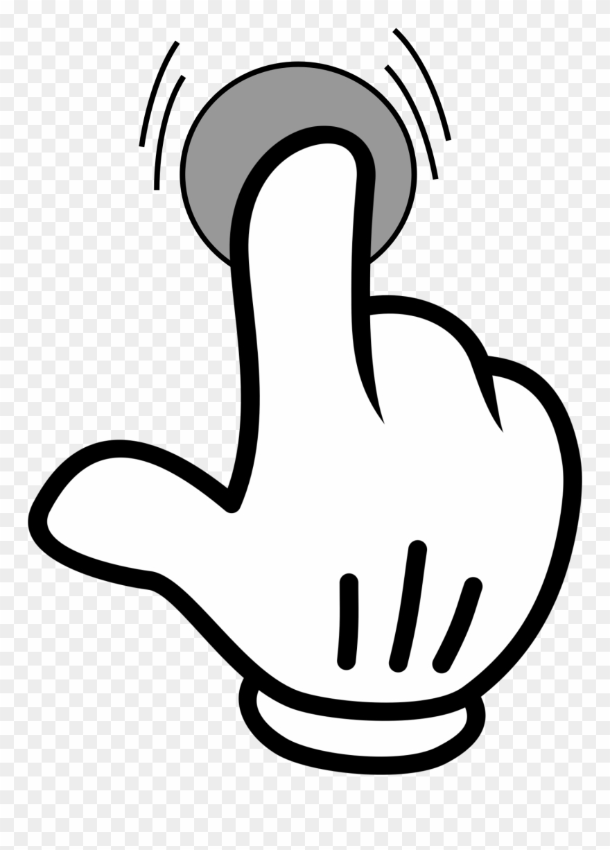 Index Finger Pointing Hand Computer Icons - Click Icon .png Clipart