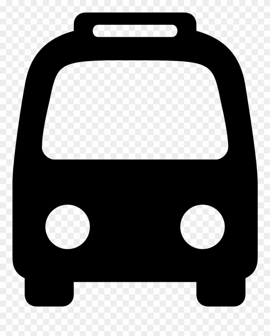 Bus Clipart Rectangle - Bus Icon - Png Download