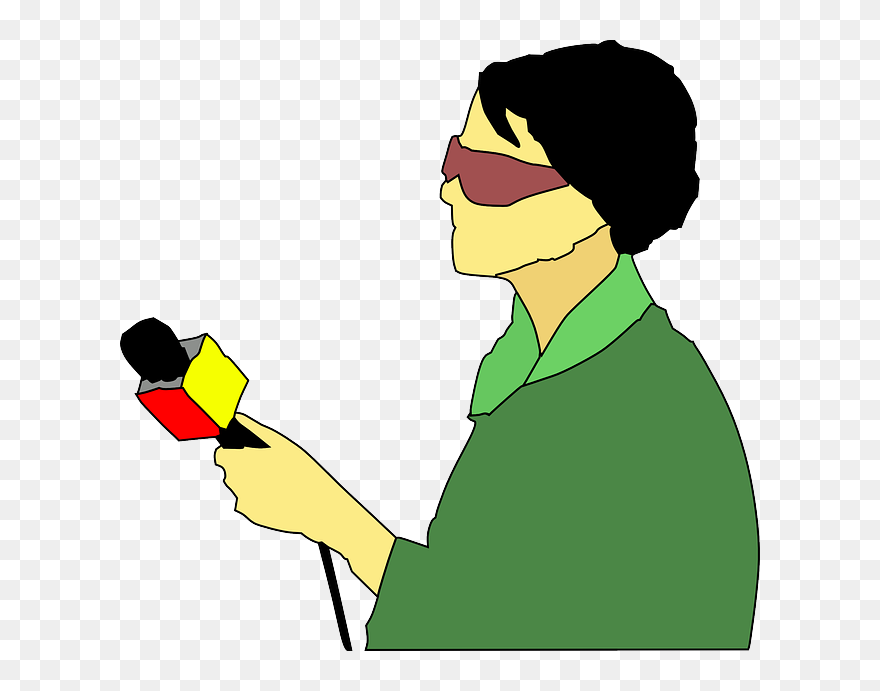 News Reporter Cartoon Png Clipart