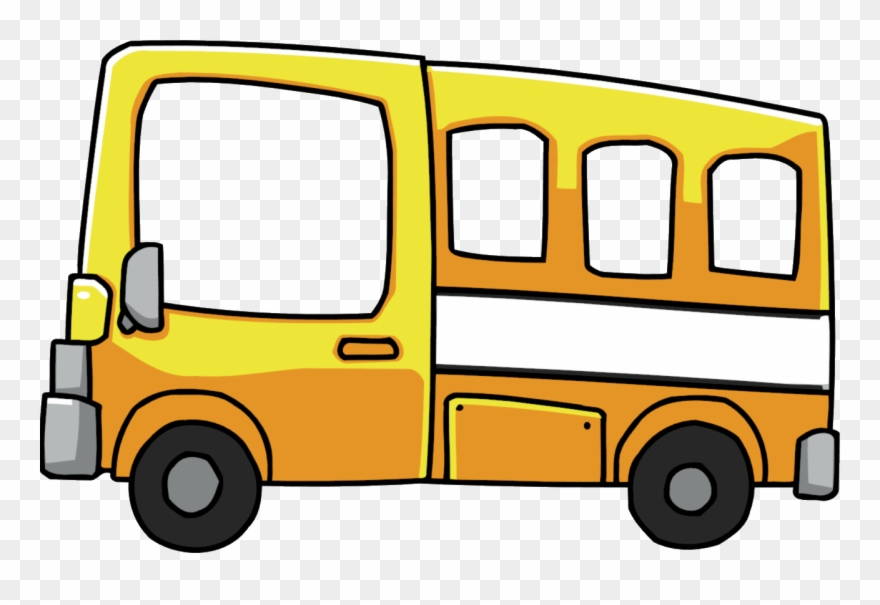 Bus Clipart Yellow Bus - Scribblenauts In School - Png Download