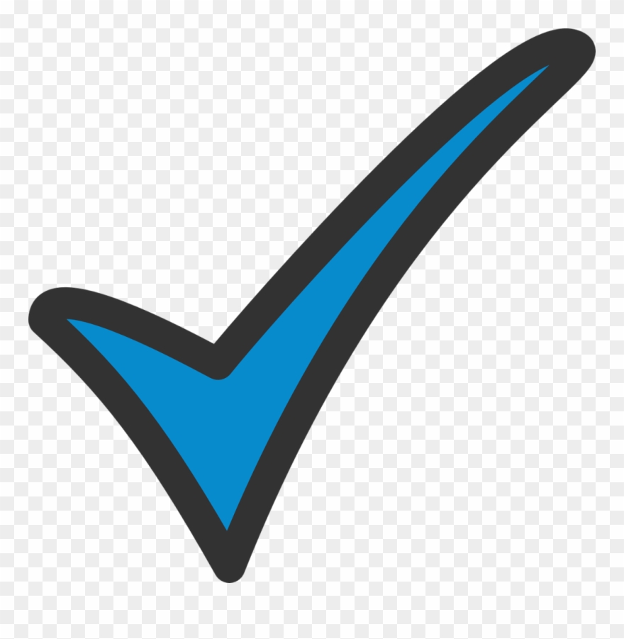 Blue Tick Svg Clip Arts 600 X 587 Px - Png Download