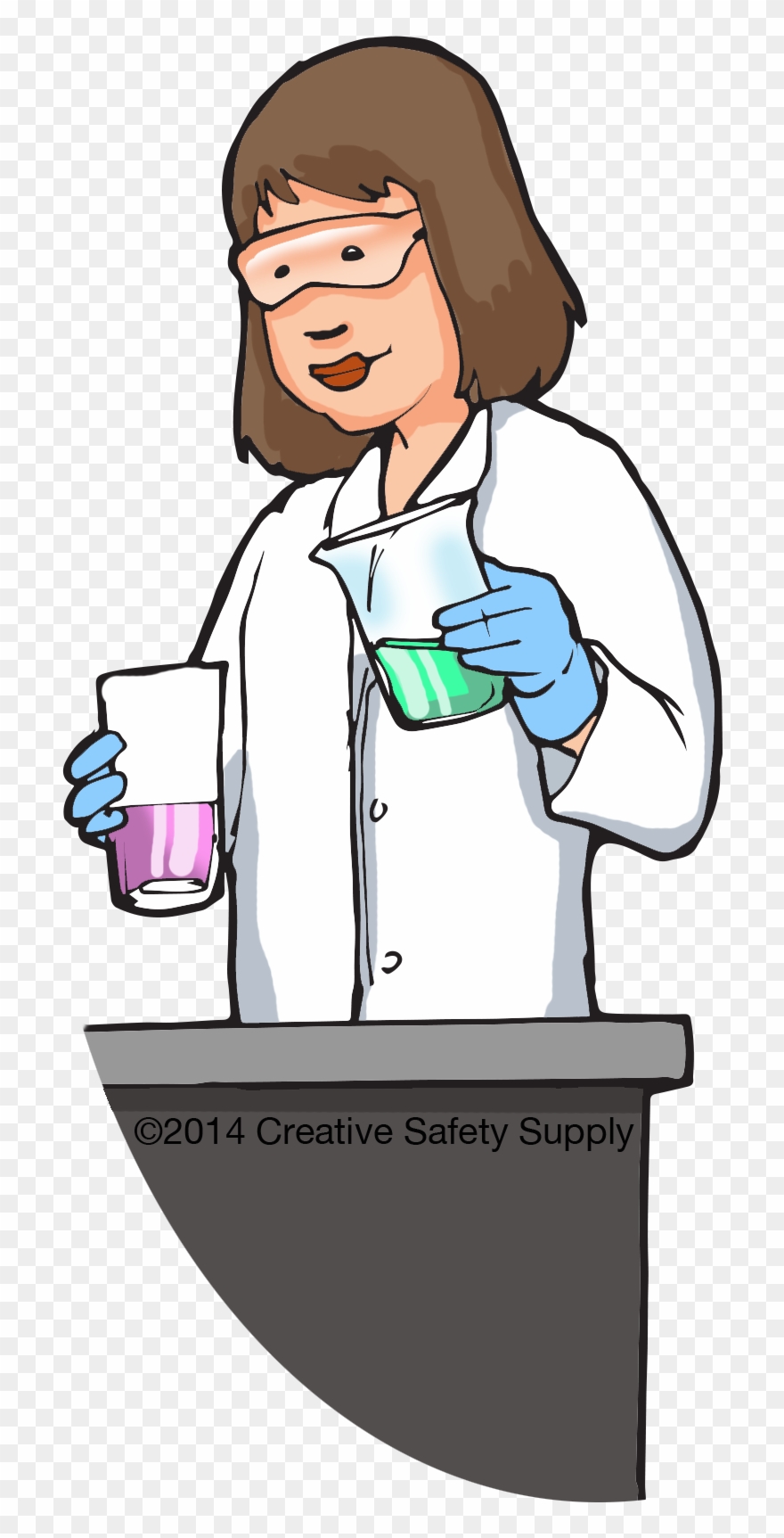 Safe Clipart Lab Safety - Laboratory Lab Safety Clipart - Png Download