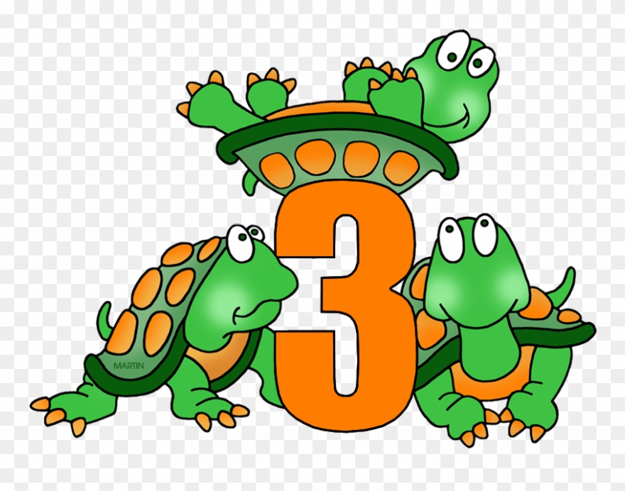 Free Numbers Clip Art By Phillip Martin, Number - Clipart Numbers With Objects - Png Download