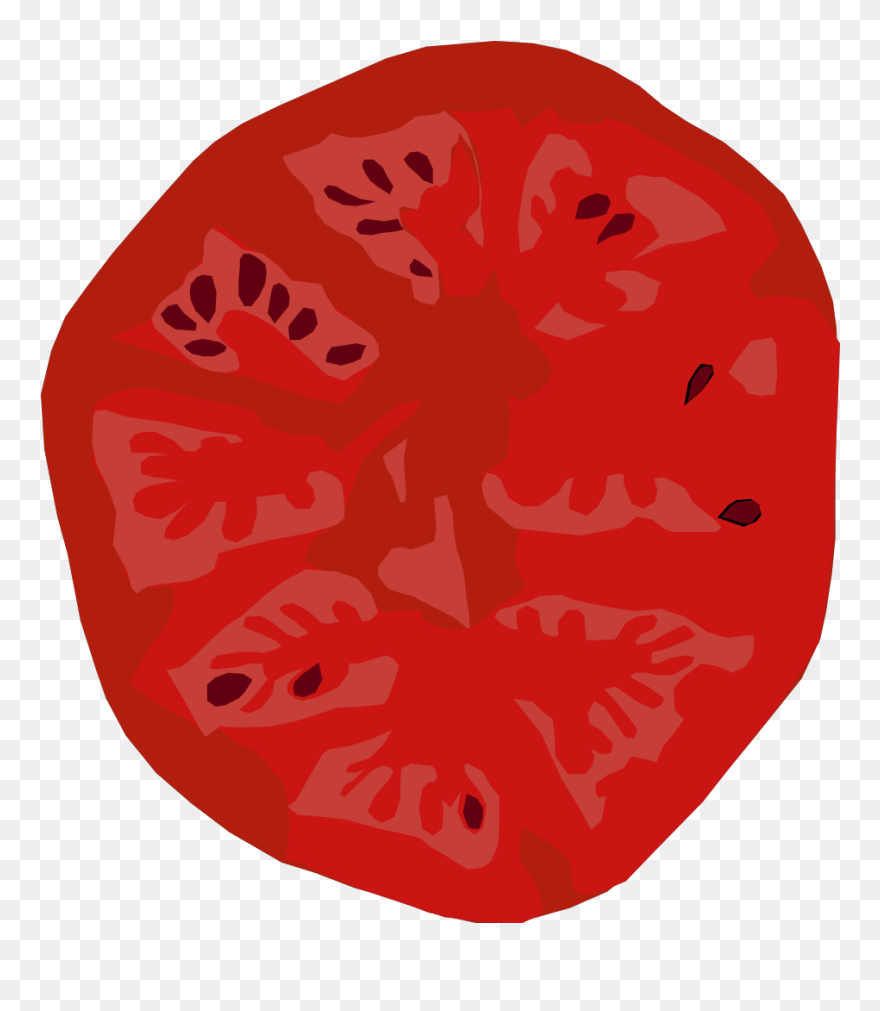 Pepperoni Clipart - Clipart Library - Tomato Slice Clip Art - Png Download