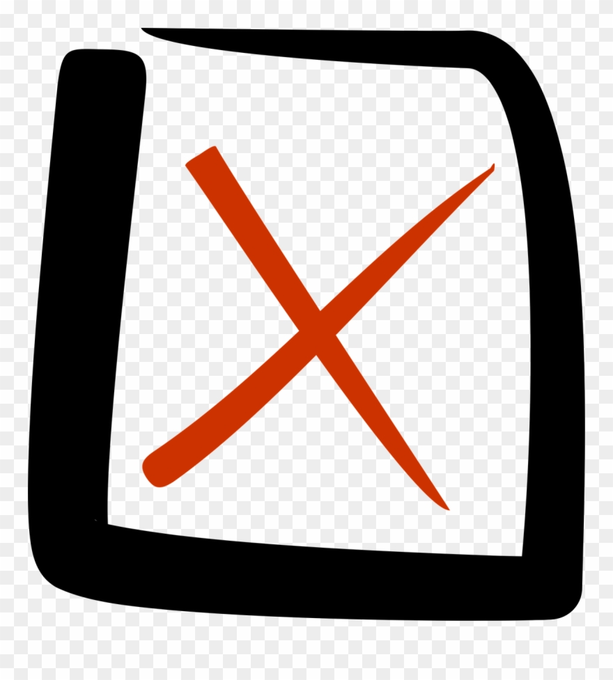 Download Clip Art Royalty Free Red Check Mark Icon - Check Box Cross - Png Download