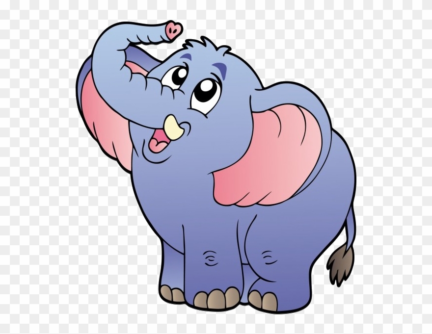 Cartoon Elephant Clip Art - Cartoon Pictures Of An Elephant - Png Download