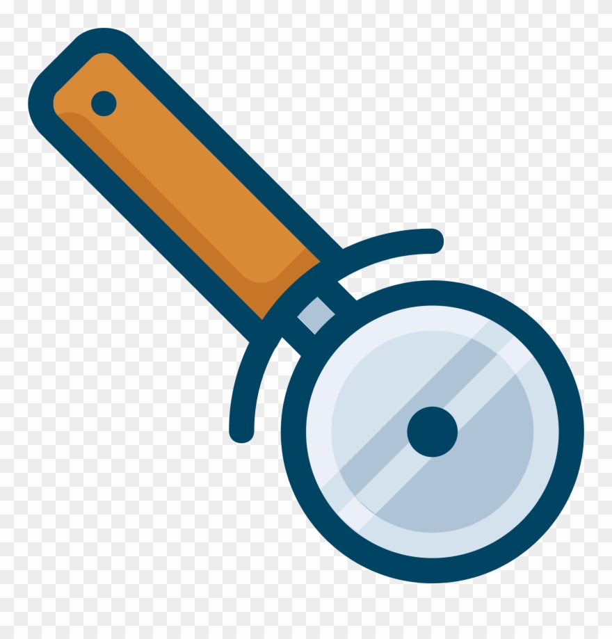 Pizza Clip Art - Pizza Cutter Clipart - Png Download