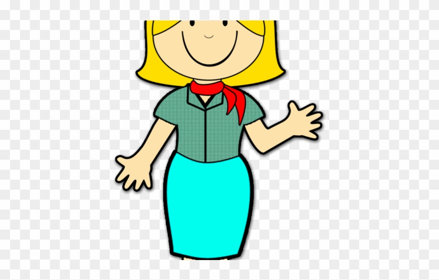 Animated Teacher Cliparts Free Download Clip Art - School Teacher Teacher Clipart - Png Download