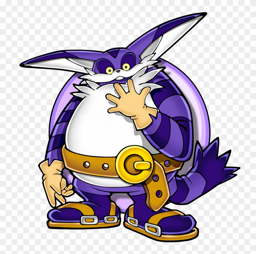 Sonic The Hedgehog Series - Big The Cat Sonic Adventure Clipart