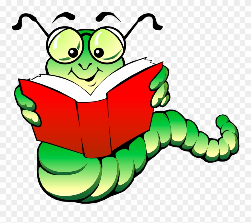 Graphic Freeuse Download School Nerd Cliparts Animals - Bookworm Png Transparent Png