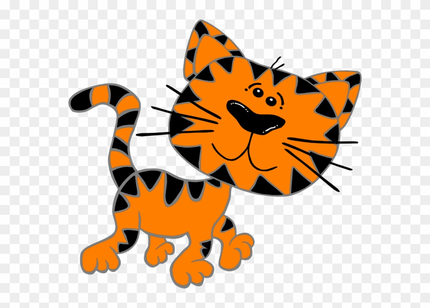 Moving Clipart Cat - Baby Tiger Tank Tops - Png Download