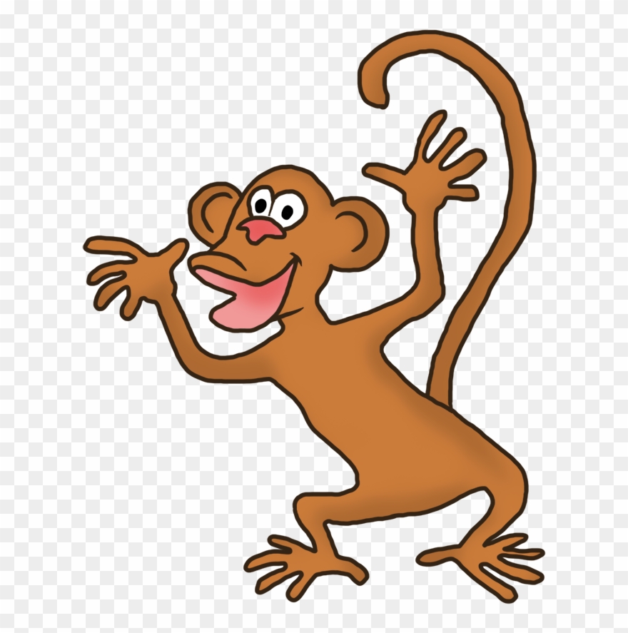 Huge Monkey Clipart - Transparent Background Monkey Gif Clipart - Png Download