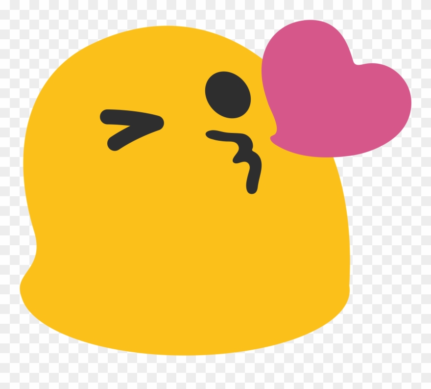 Pin By Karla K - Google Kiss Emoji Clipart