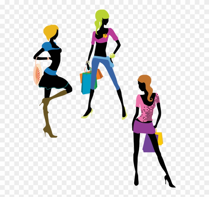 Fashion Computer Icons Download Model - Ladies Fashion Clip Art - Png Download