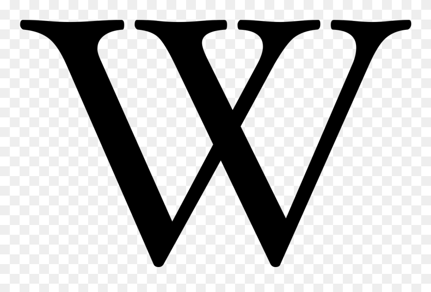 Black W For Promotion - Wikipedia Blackout Clipart