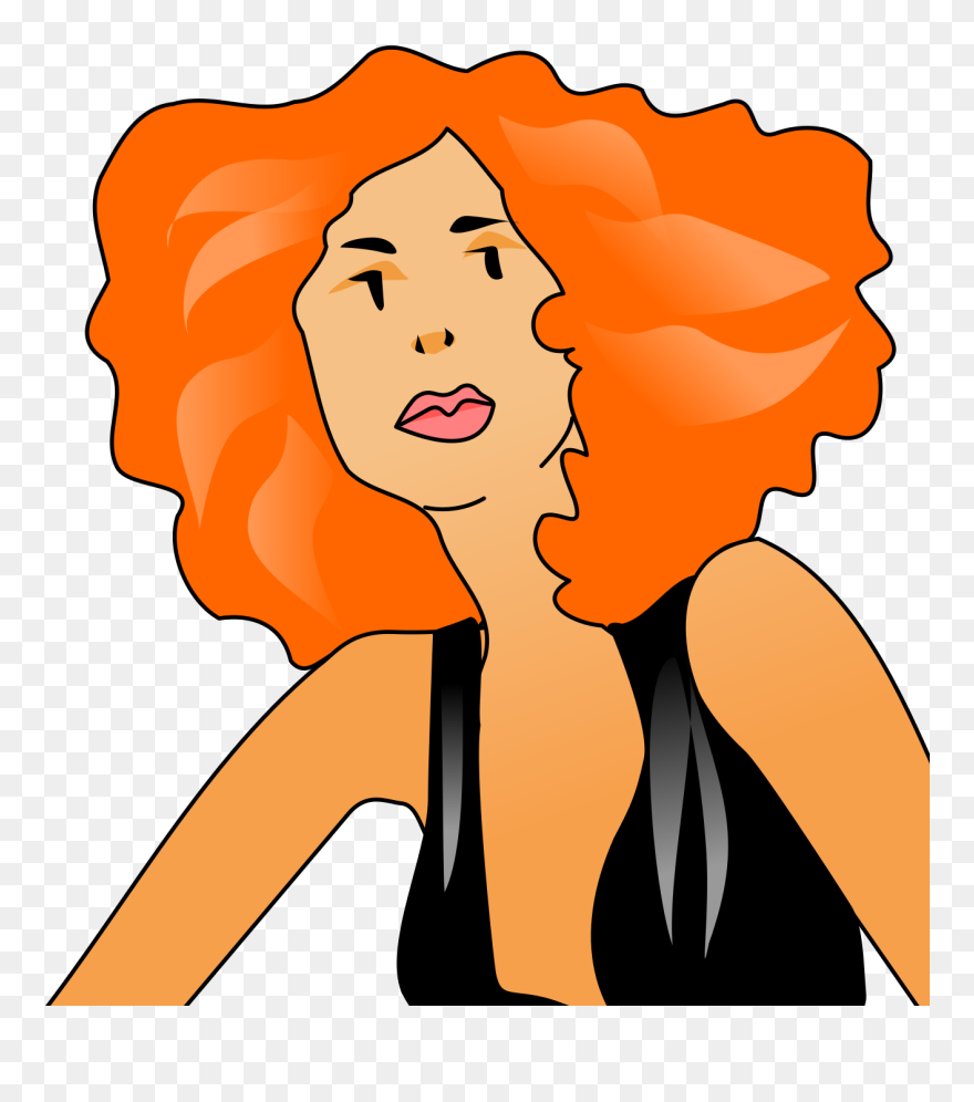 Fashion Human Hair Color Model Computer Icons Blond - Clip Art - Png Download