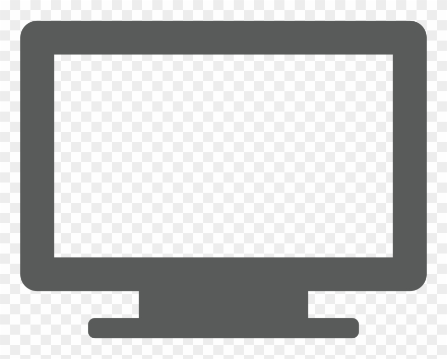 Medium Image - Simple Computer Clipart