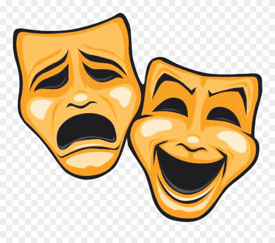 Stone&throw Dinner Theatre - Tragedy Comedy Clipart