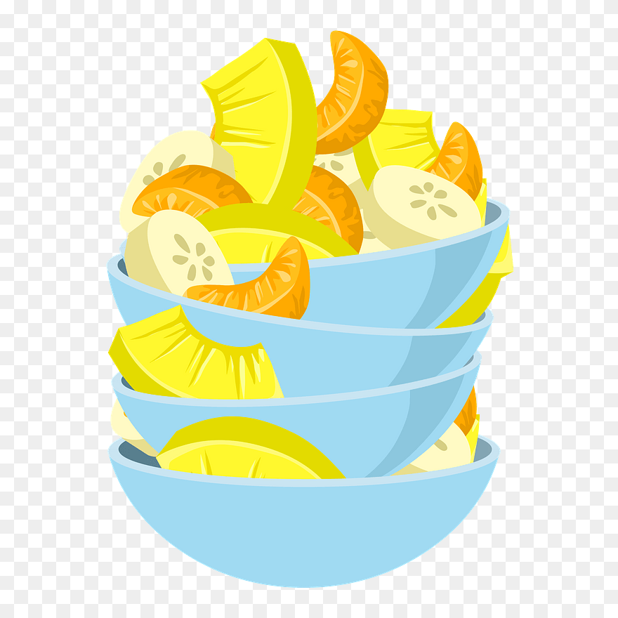 Taco Salad Chef Salad Fruit Salad - Fruit Salad Vector Png Clipart