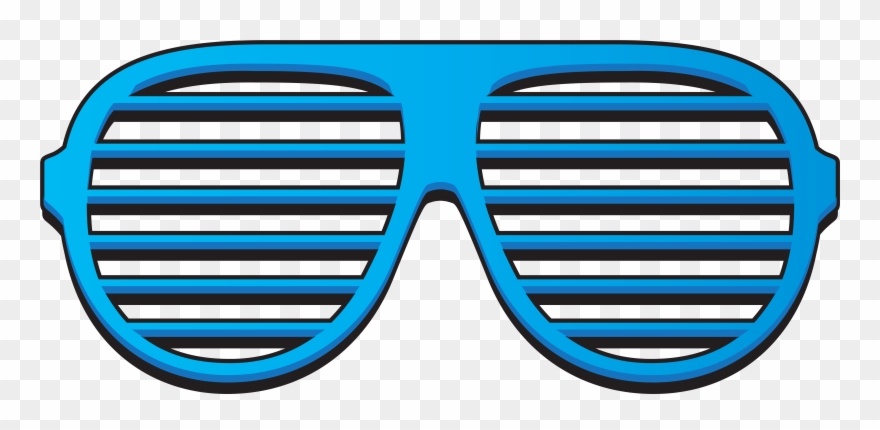 Funny Clipart Glasses - Shutter Shades Png Transparent Png