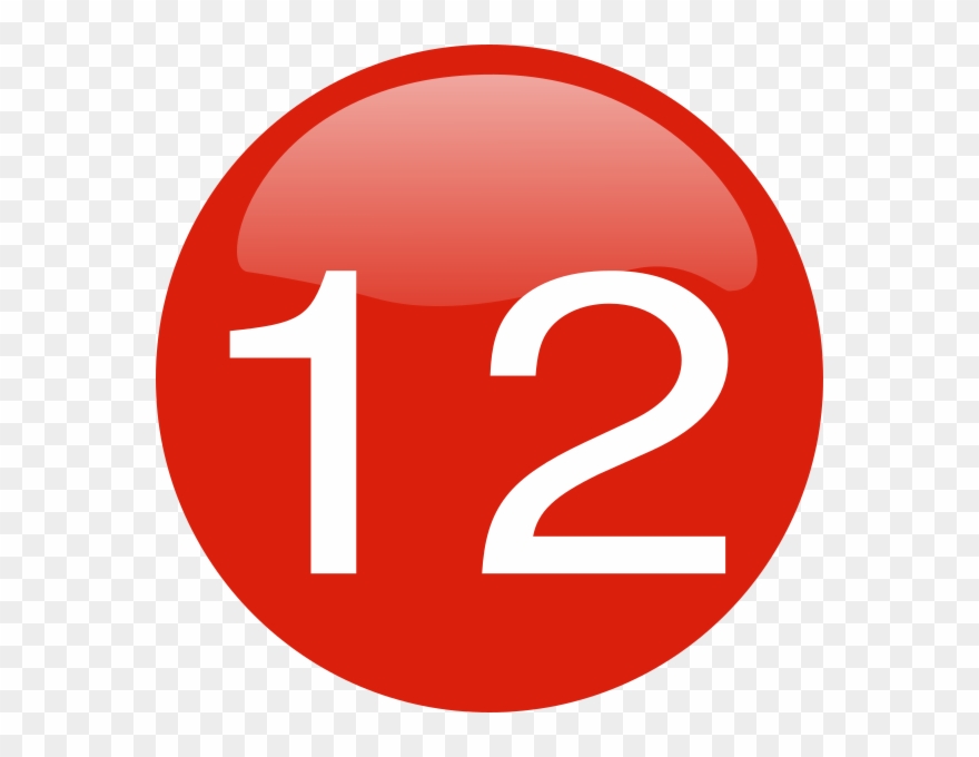 Number 12 Clipart - Png Download