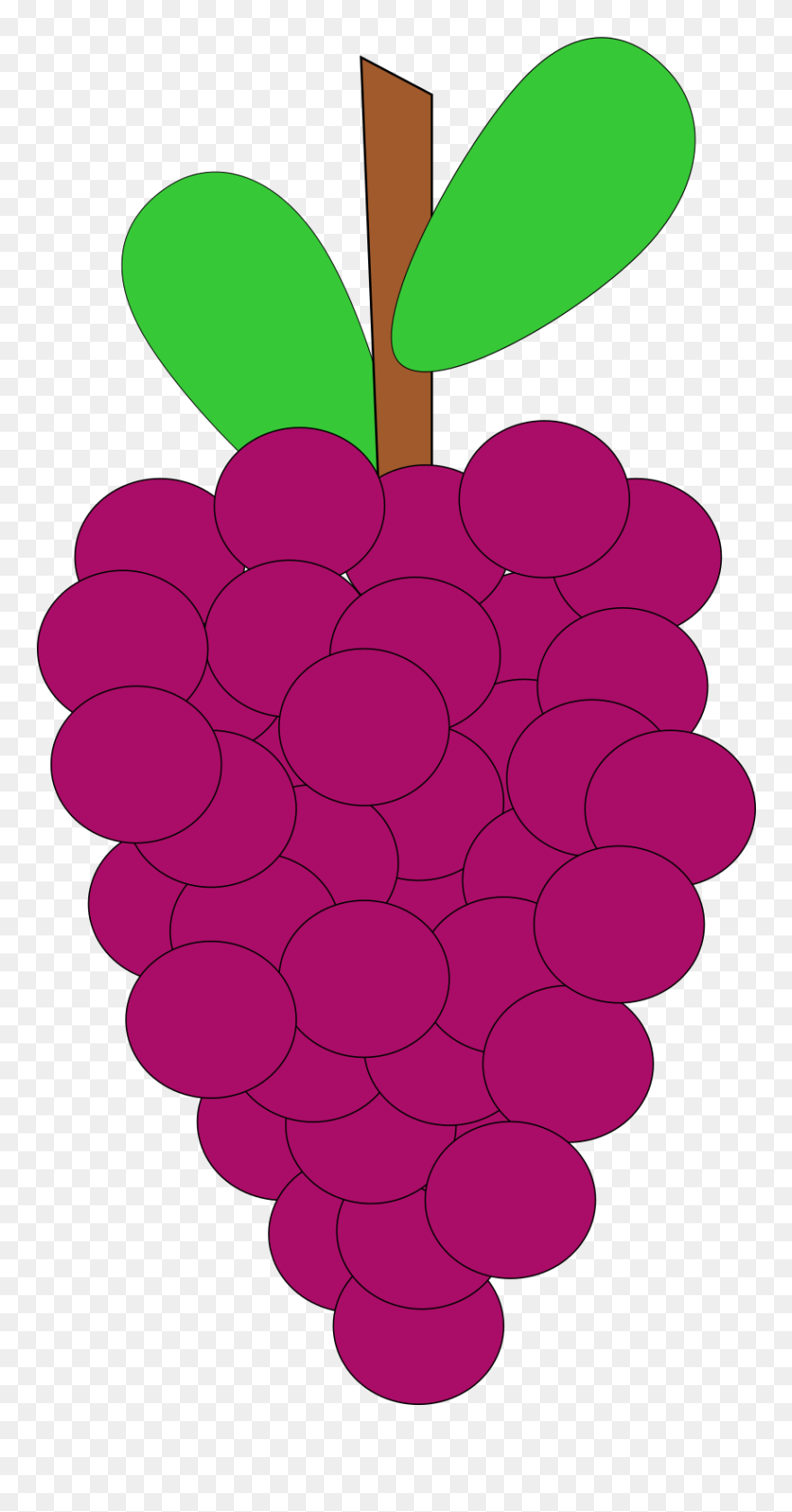 Grapes Clipart - Animated Picture Of Grape - Png Download